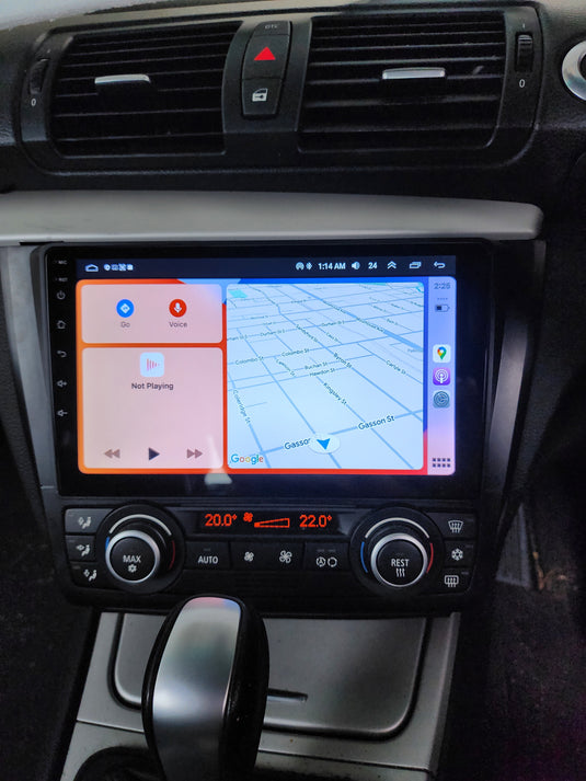 BMW 1 SERIES WIRELESS Apple Carplay/ Android Auto Stereo with Fitting kit/ Retained Steering wheel buttons