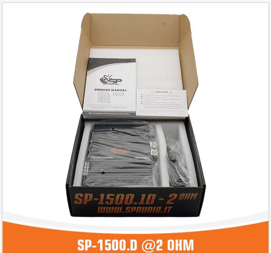 SP 1500D 2 OHM AMPLIFIER MONO FULL RANGE CLASS D