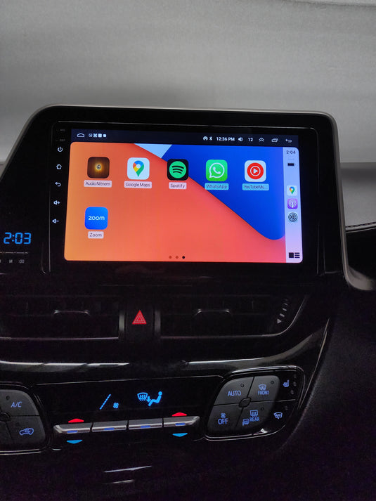 Toyota CHR/CH-R Compatible Wireless Apple CarPlay/Android Auto Stereo with Built-in Android