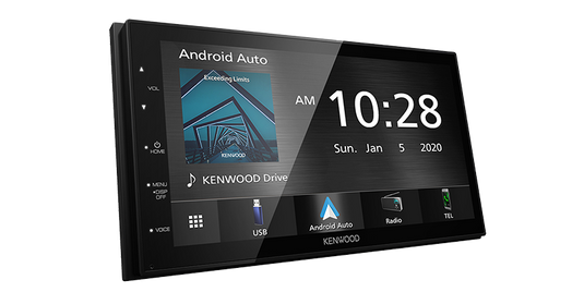 Kenwood DMX5020S Multimedia Receiver with Wired CarPlay & Android Auto