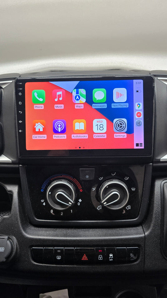 Fiat Ducato 9” Wireless Apple CarPlay & Android Auto Upgrade Multimedia Unit