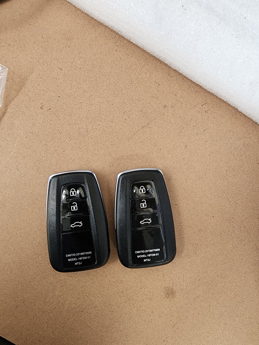 TOYOTA COROLLA key start Converted to Push Button Start with Alarm System and Two New Keys