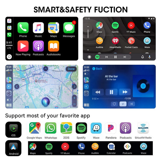 DERTON MP-315CA TOYOTA/ NISSAN Size APPLE CARPLAY & ANDROID AUTO Stereo (200x100mm)