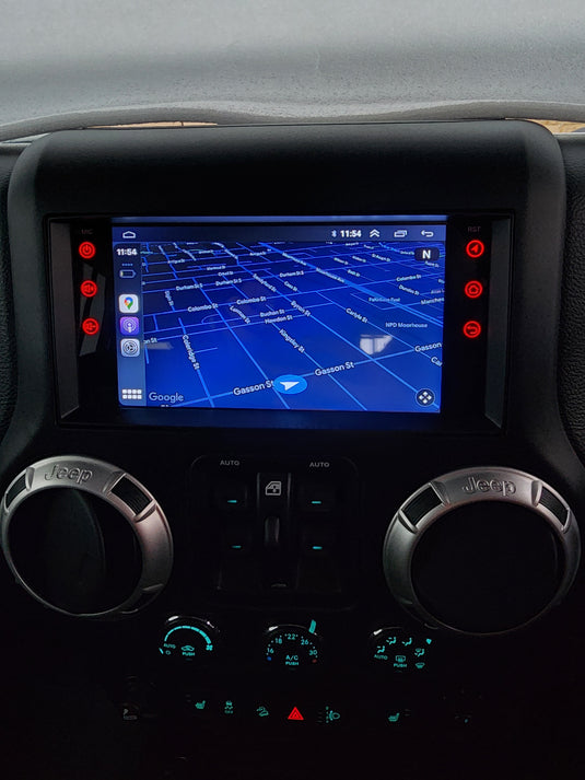 Jeep Wrangler/ Compass / Chrysler / Dodge Challenger Wireless Apple Carplay/ Wireless Android auto stereo