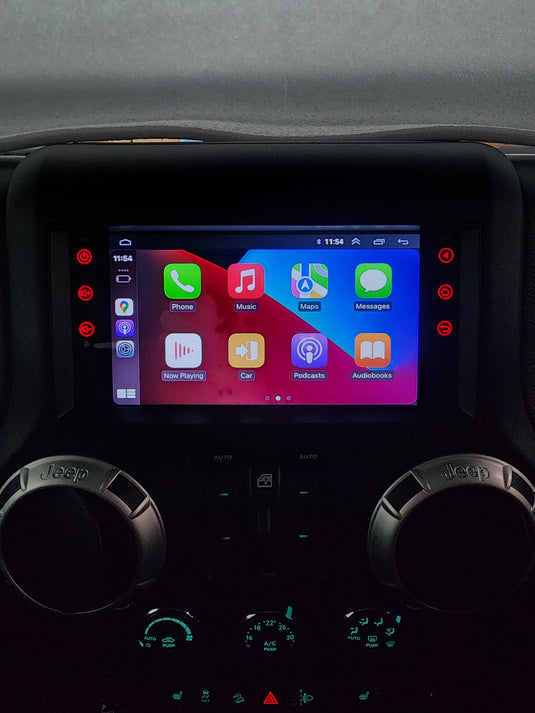 Jeep Wrangler/ Compass / Chrysler / Dodge Challenger Wireless Apple Carplay/ Wireless Android auto stereo