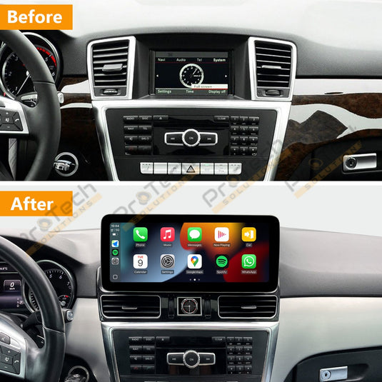 Mercedes Benz ML GL W166 X166 2012-2015 NTG4.5 12.3 inch Wireless Apple CarPlay & Android Auto Premium Touchscreen