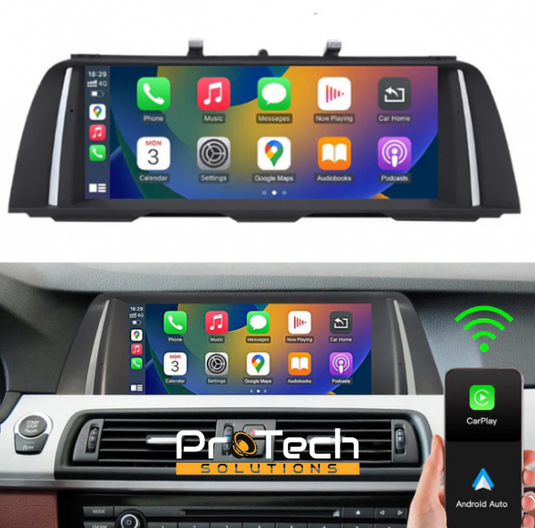 BMW 5 Series F10 F11 2010-2012 CIC Linux 10.25'' WIRELESS Apple CarPlay Android Auto Screen * PRE ORDER *