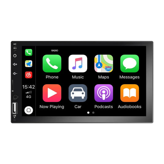 DERTON MP-415CA Double Din Apple Carplay & Android Auto Stereo