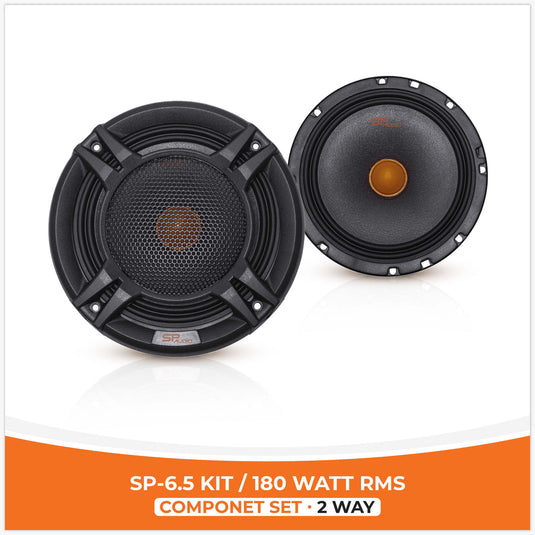 SP 6.5KIT 2 WAY 2 WOOFER +2 TW + 2 CROSS 180W RMS