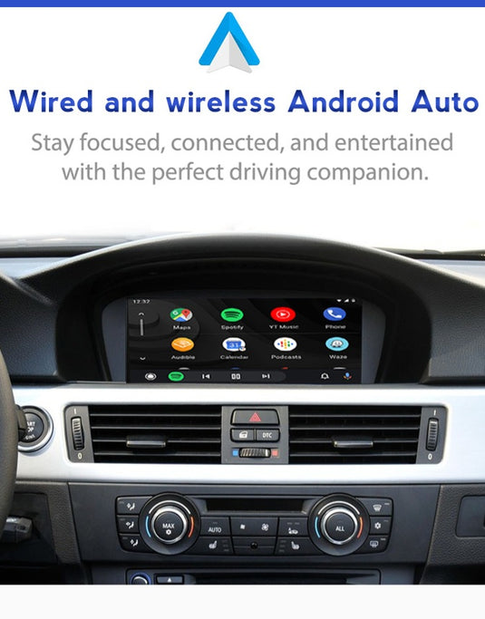 BMW 3 Series WIRELESS Apple Carplay & Android Auto Upgrade KIT (2005-2009)