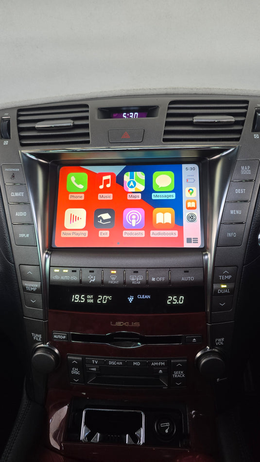Lexus LS LS460 LS600 2006-2012 Compatible OEM Head Unit Wireless Apple CarPlay & Android Auto Upgrade Kit