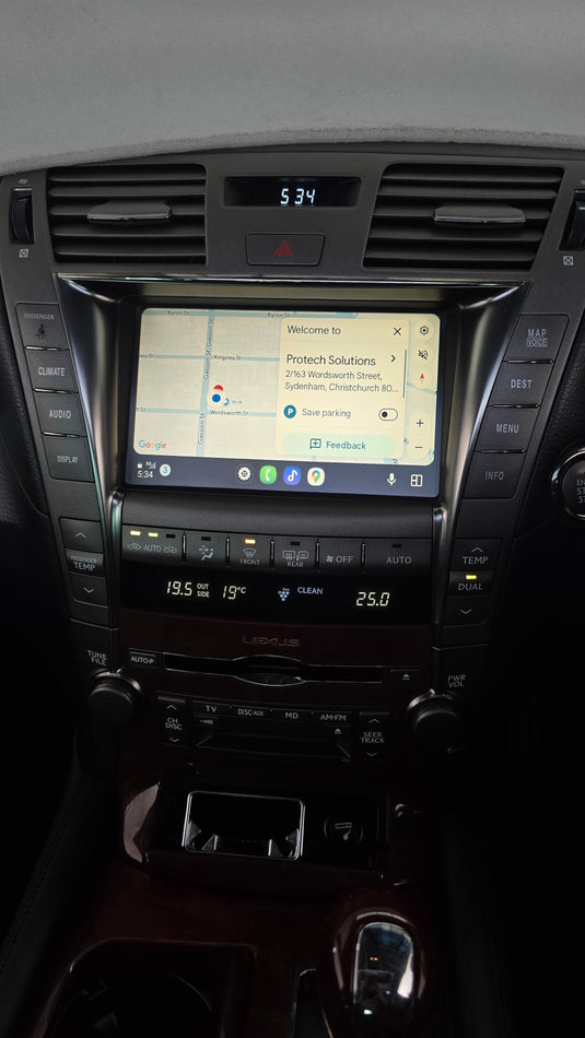 Lexus LS LS460 LS600 2006-2012 Compatible OEM Head Unit Wireless Apple CarPlay & Android Auto Upgrade Kit