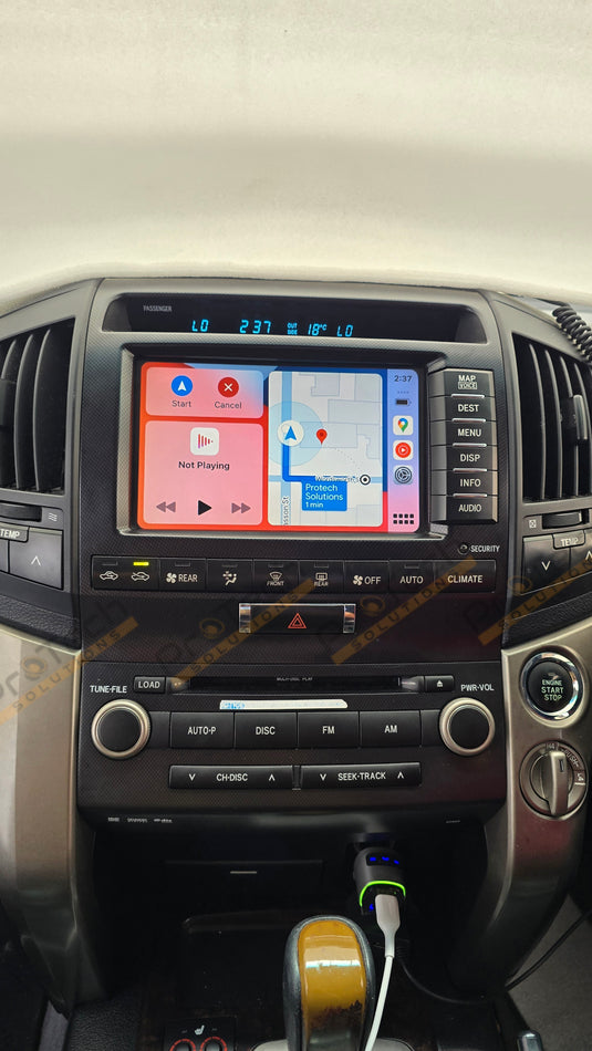 Toyota Land Cruiser LC200 (2007-2008) Compatible Wireless Apple CarPlay & Android Auto Upgrade Kit