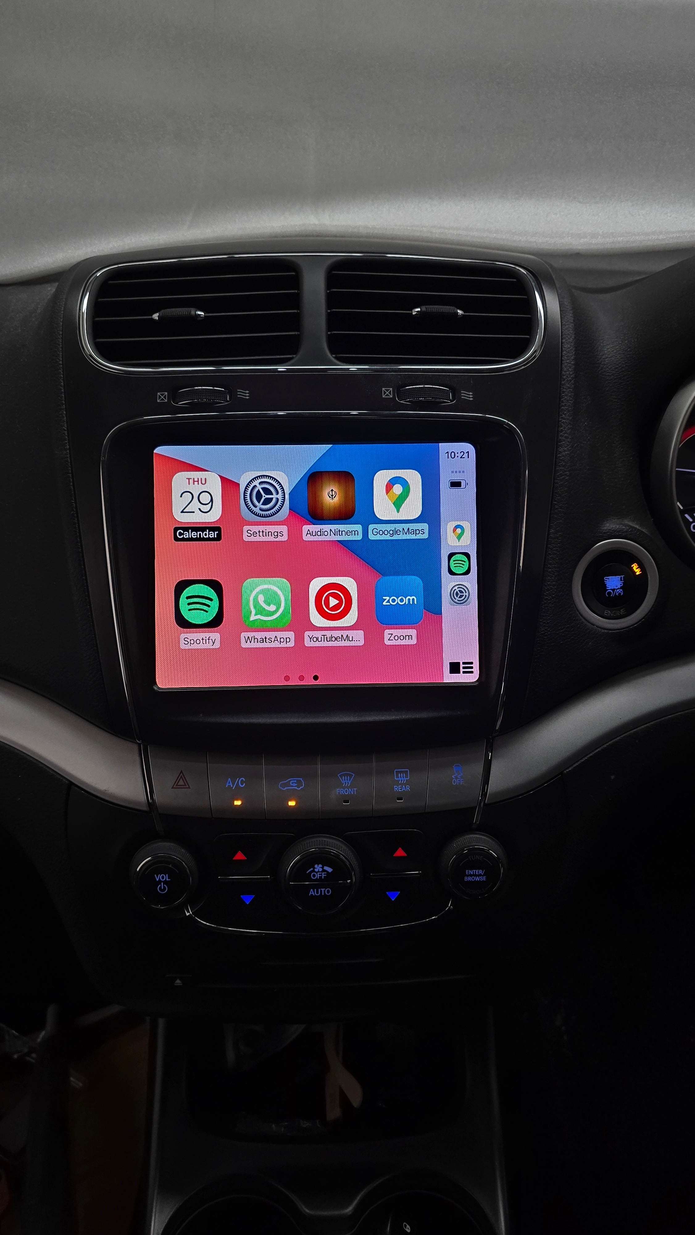 Auto Upgrade DODGE JOURNEY Wireless Apple CarPlay/ Wireless Android Auto Upgrade Ki