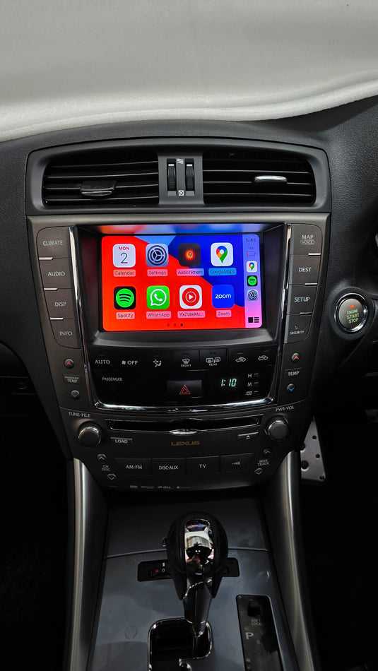 LEXUS IS250 IS350 ISF IS-F 2009+ Facelift Compatible WIRELESS APPLE CARPLAY/ ANDROID AUTO UPGRADE