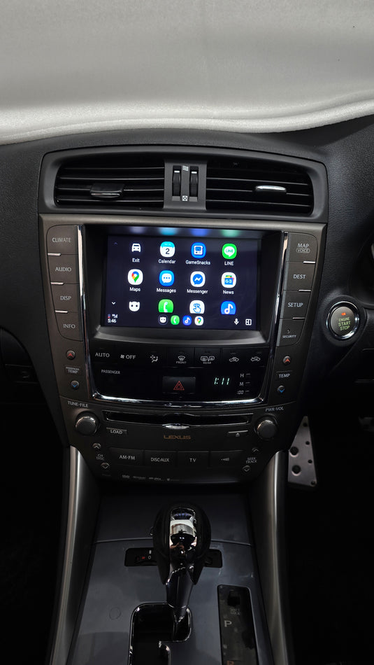 LEXUS IS250 IS350 ISF IS-F 2009+ Facelift Compatible WIRELESS APPLE CARPLAY/ ANDROID AUTO UPGRADE