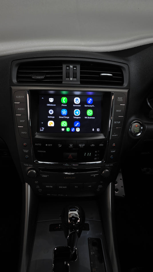 LEXUS IS250 IS350 ISF IS-F 2009+ Facelift Compatible WIRELESS APPLE CARPLAY/ ANDROID AUTO UPGRADE