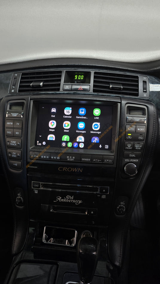 Toyota Crown 2005-2007 GRS184 OEM Head Unit Wireless Apple CarPlay & Android Auto Integration Kits