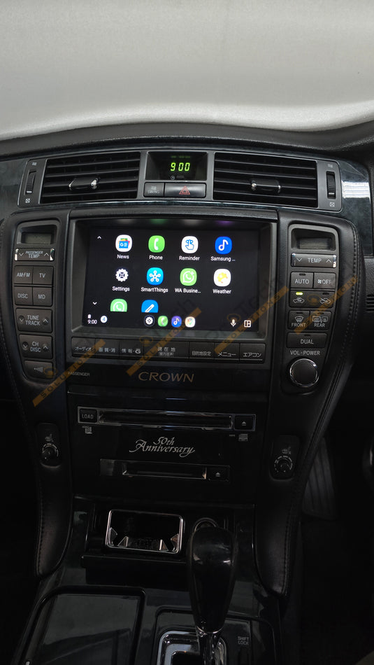 Toyota Crown 2005-2007 GRS184 OEM Head Unit Wireless Apple CarPlay & Android Auto Integration Kits
