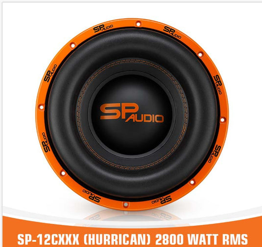 SP AUDIO SP-12CXXX SUBWOOFER 12"/30CM 2800W RMS