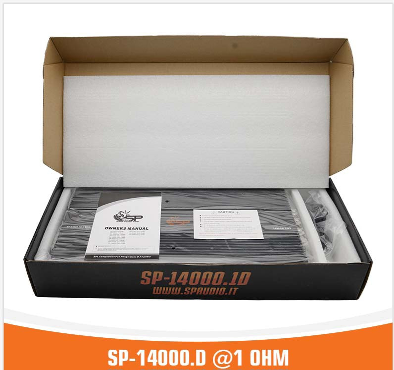 SP 14000D 1 OHM AMPLIFIER MONO FULL RANGE CLASS D