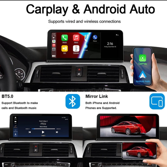 BMW 1 Series F20 / F21 CIC / NBT 10.25" Touch Screen / Wireless Apple Carplay / Android Auto System