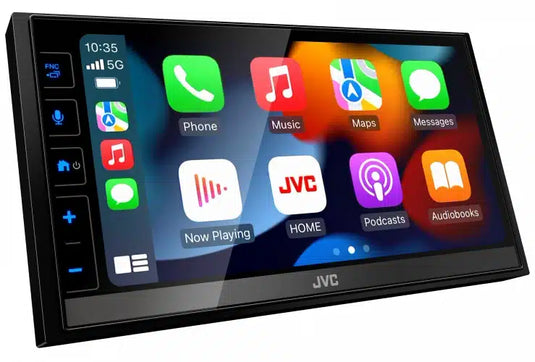 JVC KW-M785BW WIRELESS ANDROID AUTO/CARPLAY MECHLESS short chassis AV MULTIMEDIA UNIT