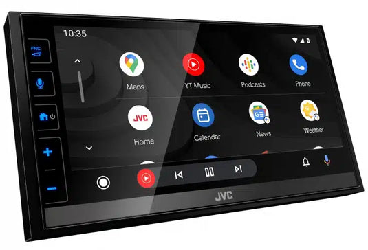 JVC KW-M785BW WIRELESS ANDROID AUTO/CARPLAY MECHLESS short chassis AV MULTIMEDIA UNIT