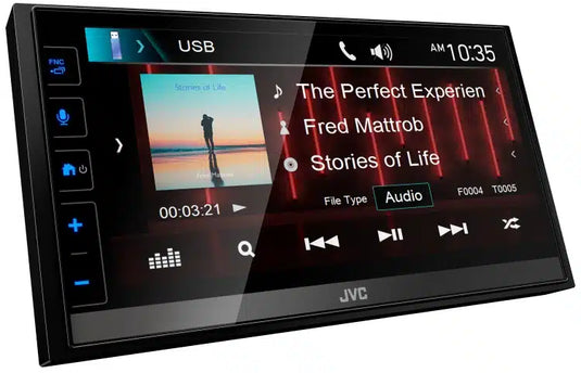 JVC KW-M785BW WIRELESS ANDROID AUTO/CARPLAY MECHLESS short chassis AV MULTIMEDIA UNIT