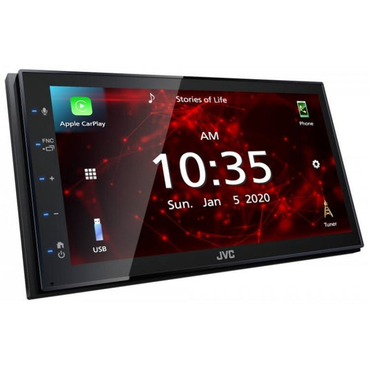 JVC KW-M560BT 6.8" Apple CarPlay Android Auto USB Mirroring Bluetooth