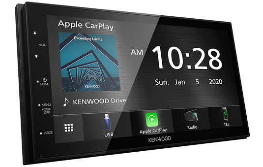 Kenwood DMX5020S Multimedia Receiver with Wired CarPlay & Android Auto