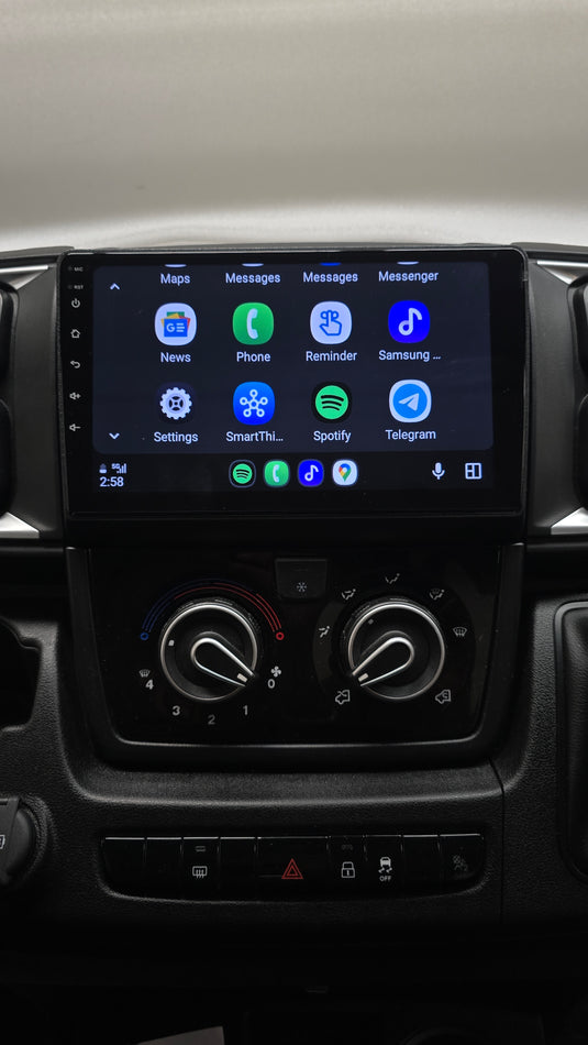 Fiat Ducato 9” Wireless Apple CarPlay & Android Auto Upgrade Multimedia Unit