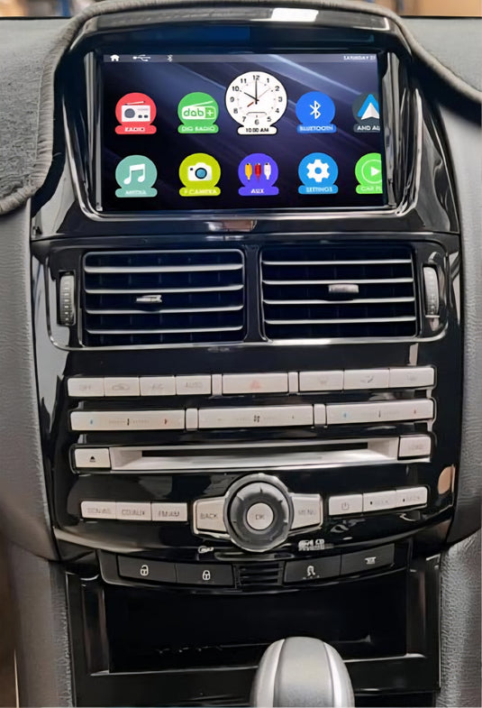 Ford Falcon FG MK1 Wireless Apple Carplay/ Wireless Android Auto Stereo with MK2 Fascia Conversion