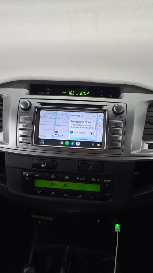 Toyota Hilux Compatible Wireless Apple CarPlay & Android Auto Upgrade Kit (Retains Factory Systems)