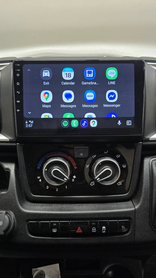Fiat Ducato 9” Wireless Apple CarPlay & Android Auto Upgrade Multimedia Unit