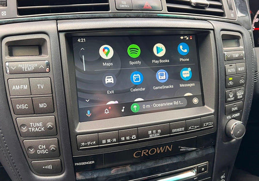 Toyota Crown 2005-2007 GRS184 OEM Head Units Wireless Apple CarPlay & Android Auto Integration Kits