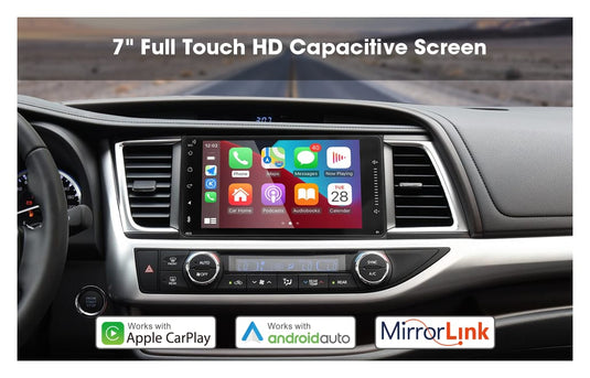 DERTON DT-215CA TOYOTA/MITSUBISHI/SUBARU/NISSAN Size Apple Carplay, Android Auto Stereo (200x100mm)