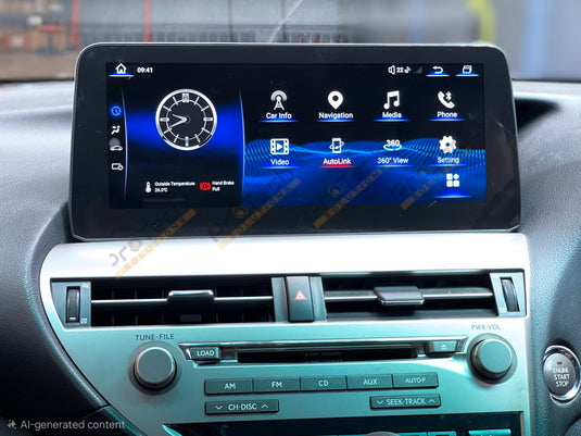 Lexus RX 09-14 12.3″ Wireless Apple CarPlay & Android Auto Premium Touch Screen
