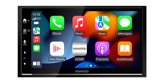 Kenwood DMX7022S Multimedia Receiver with Wired CarPlay & Android Auto