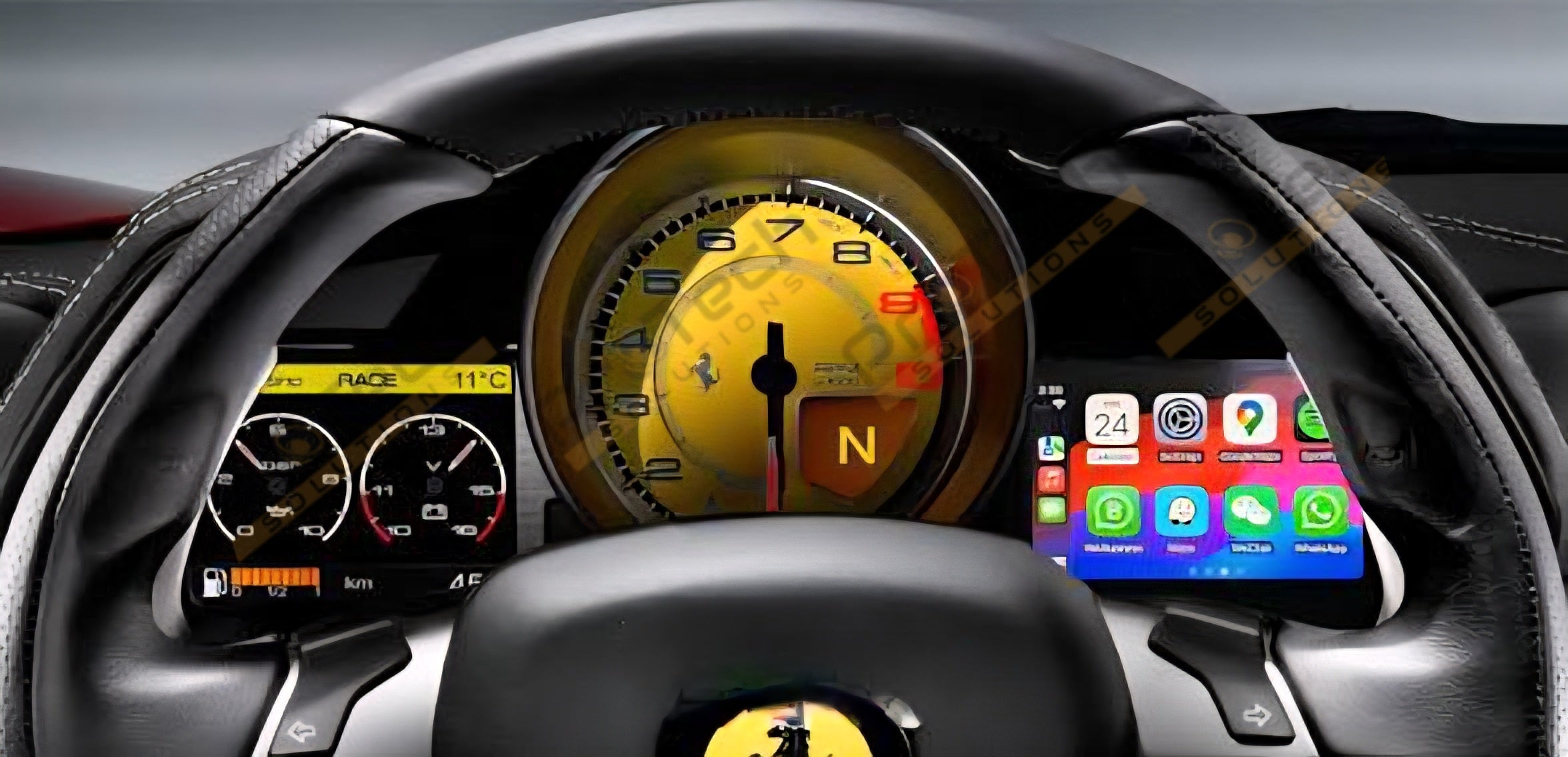 Apple Computer Ferrari Ferrari F8 Wireless Apple CarPlay & Android Auto Integration Kit