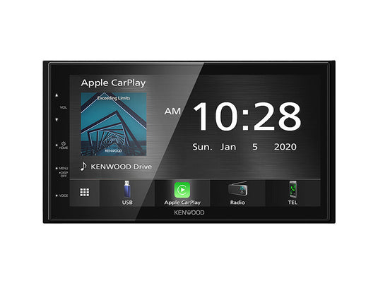 Kenwood DMX5020S Multimedia Receiver with Wired CarPlay & Android Auto