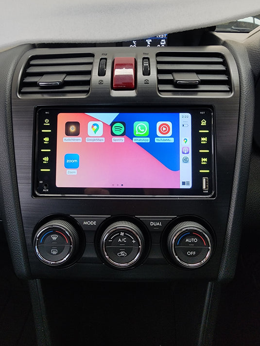 SUBARU XV IMPREZA WIRELESS Apple CarPlay / Android Auto Stereo Installed/ Retained Factory camera/SWC