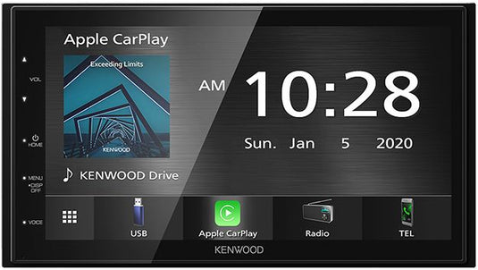 Kenwood DMX5020S Multimedia Receiver with Wired CarPlay & Android Auto