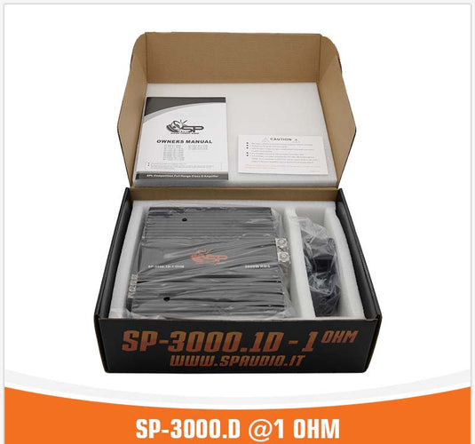 SP 3000D 1 Ohm Amplifier - Mono Full Range Class D