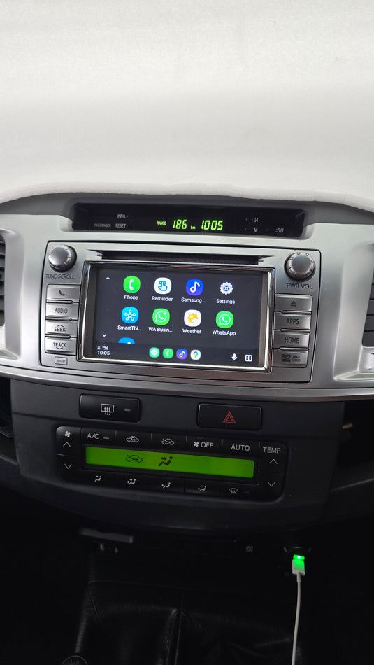Toyota Hilux Compatible Wireless Apple CarPlay & Android Auto Upgrade Kit (Retains Factory Systems)