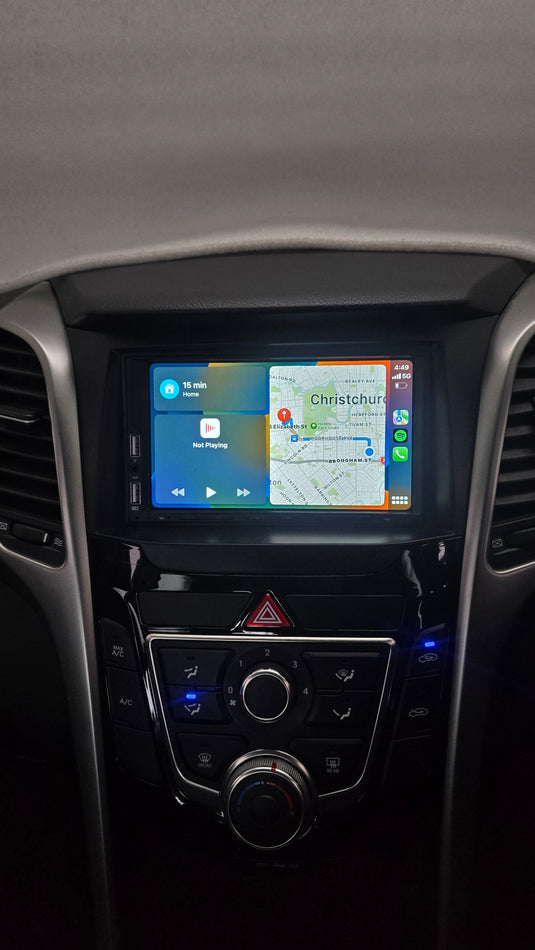 Hyundai I30 Factory Stereo Replaced by Derton DT-750WCA wireless carplay/Android auto stereo
